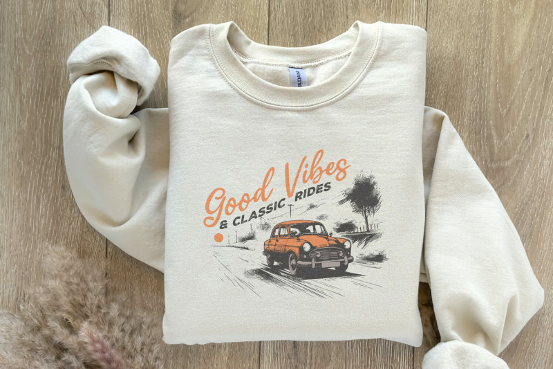 good-vibes-amp-classic-rides-png-vintage-retro-car-vacation-summer-graphic-trendy-t-shirt-digital-download-sublimation-design-instant-png