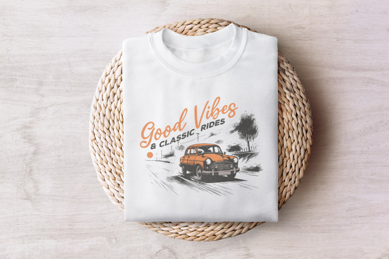 good-vibes-amp-classic-rides-png-vintage-retro-car-vacation-summer-graphic-trendy-t-shirt-digital-download-sublimation-design-instant-png