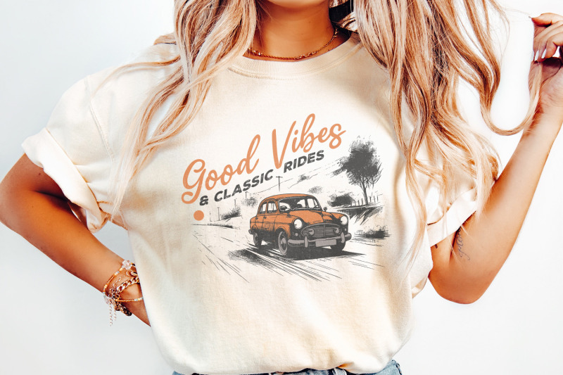 good-vibes-amp-classic-rides-png-vintage-retro-car-vacation-summer-graphic-trendy-t-shirt-digital-download-sublimation-design-instant-png