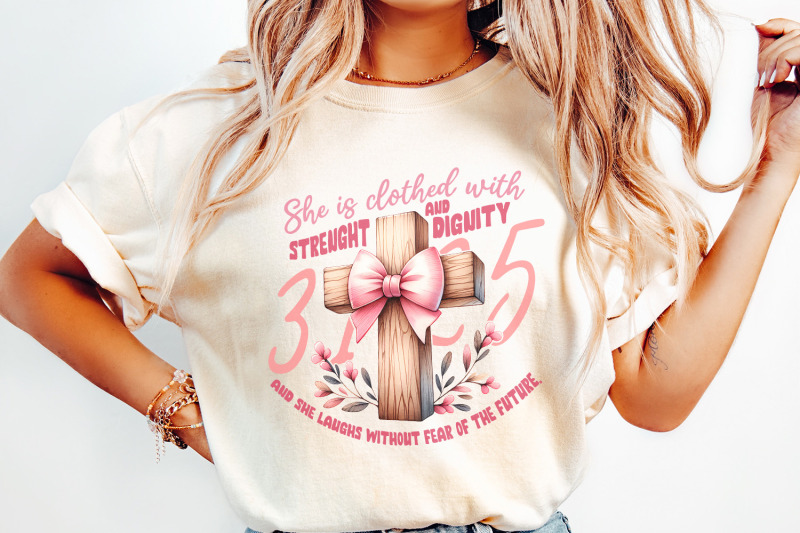 she-is-clothed-png-proverbs-31-png-christian-png-coquette-bible-verse-bow-png-pink-coquette-bow-png-sublimation-designs-mom-bow