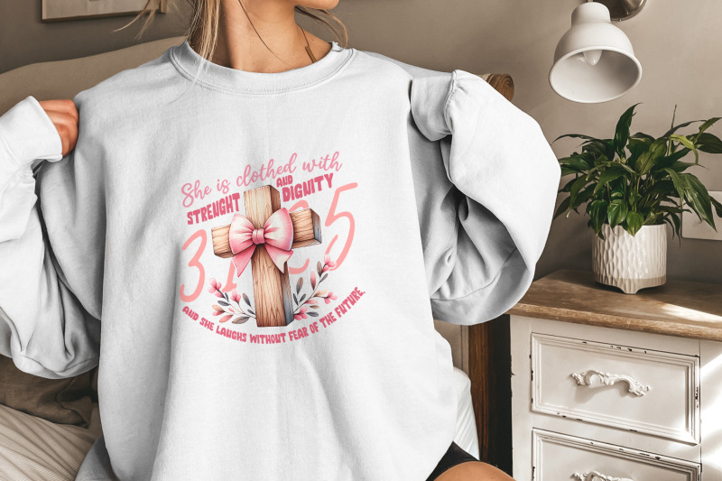 she-is-clothed-png-proverbs-31-png-christian-png-coquette-bible-verse-bow-png-pink-coquette-bow-png-sublimation-designs-mom-bow