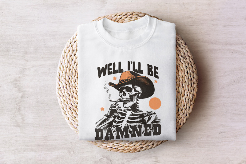 well-i-039-ll-be-damned-png-western-desert-cowboy-outlaw-vintage-style-raise-hell-png-men-039-s-graphic-t-shirt-edgy-shirt-png-country-png