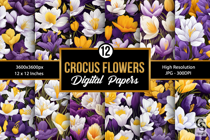 crocus-flowers-seamless-patterns