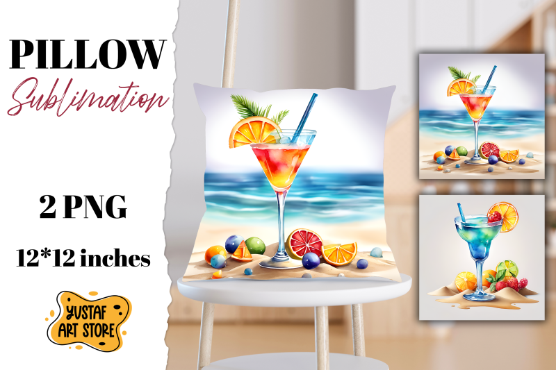 cocktail-pillow-sublimation-2-summer-pillow-design