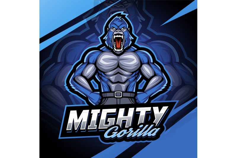 mighty-gorilla-mascot-logo-desain