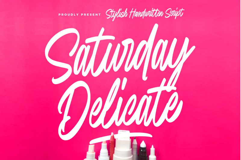 saturday-delicate-stylish-handwritten-script