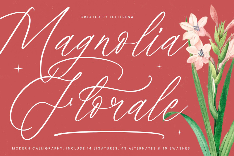 magnolia-florale-modern-calligraphy