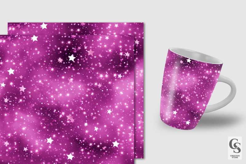 pink-glittery-stars-pattern-digital-papers