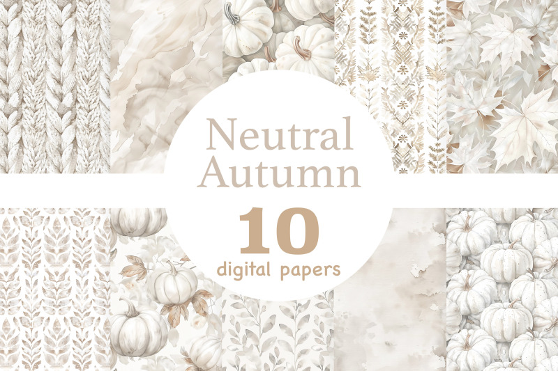 neutral-autumn-digital-paper-knitted-pattern