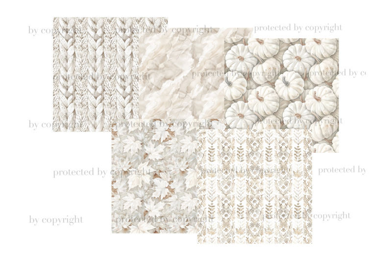 neutral-autumn-digital-paper-knitted-pattern