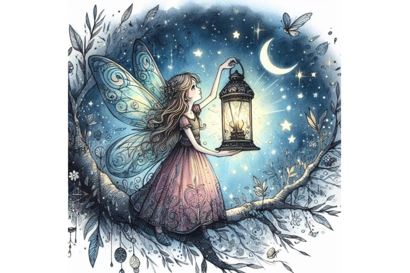 a-fairy-with-a-glowing-lantern