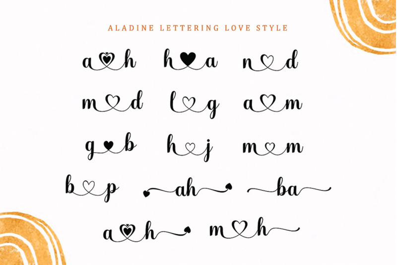 aladine-lovely-script