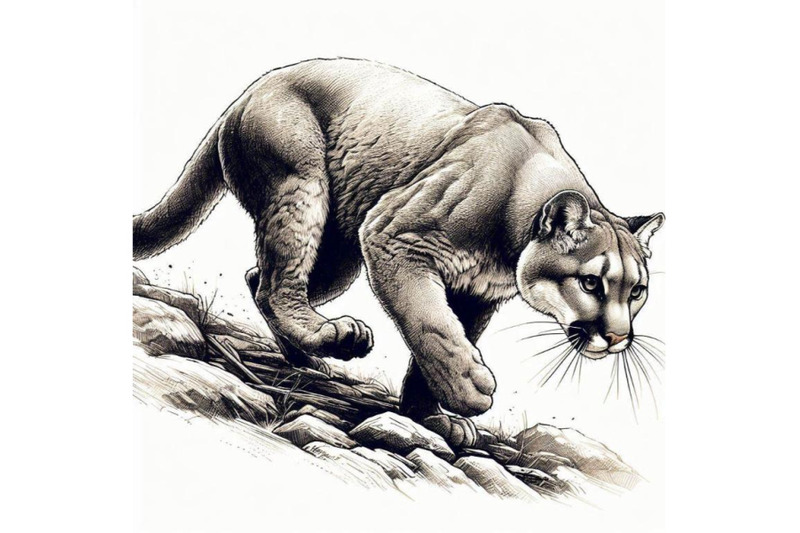 a-mountain-lion-stalking-its-prey