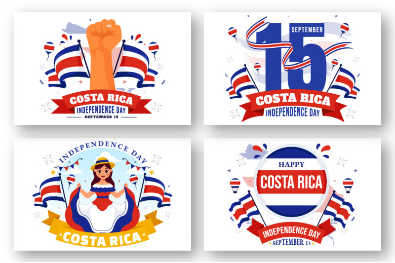 12-independence-day-of-costa-rica-illustration