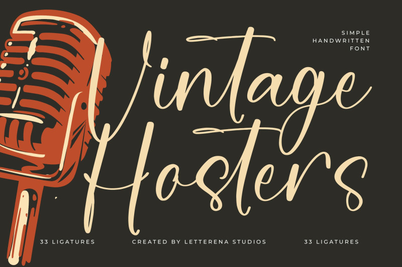 vintage-hosters-simple-handwritten-font