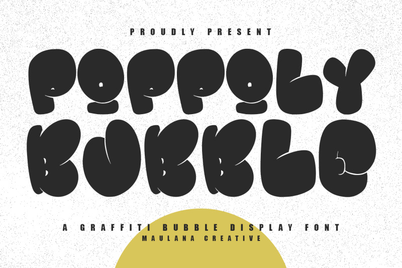 poppoly-graffiti-bubble-display-font