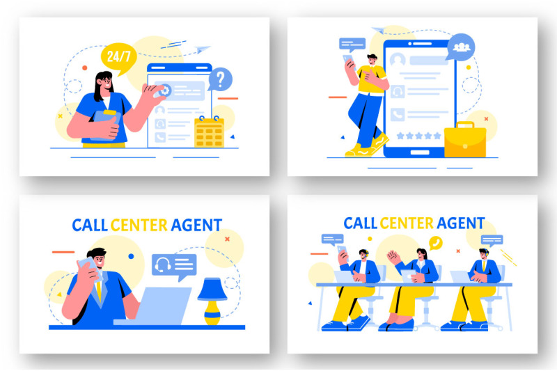 18-call-center-agent-illustration