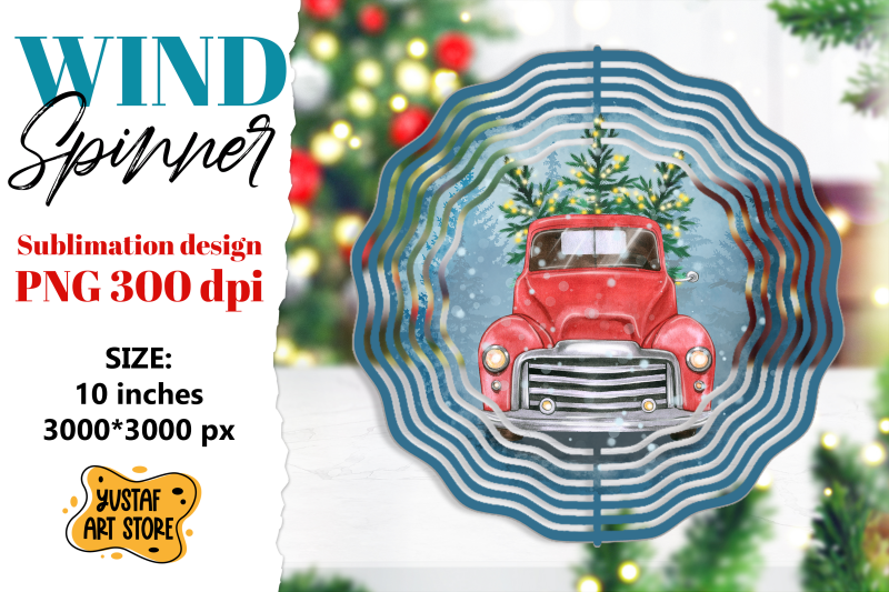 christmas-truck-wind-spinner-winter-sublimation-design