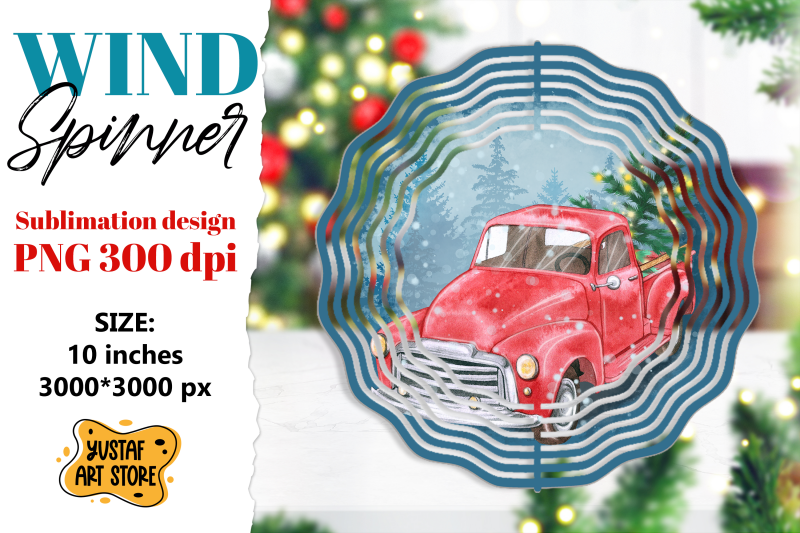 christmas-truck-wind-spinner-winter-sublimation-design