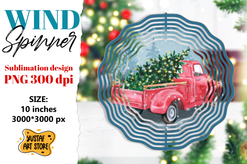 christmas-truck-wind-spinner-winter-sublimation-design