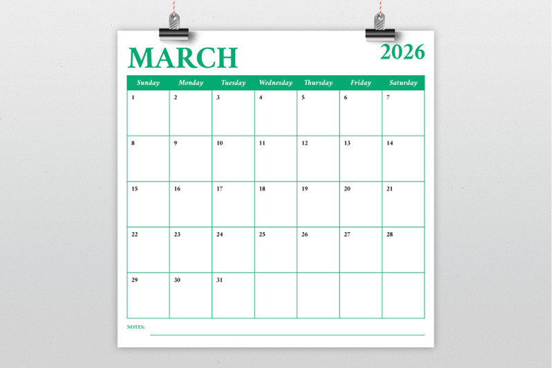 2026-square-color-calendar-template