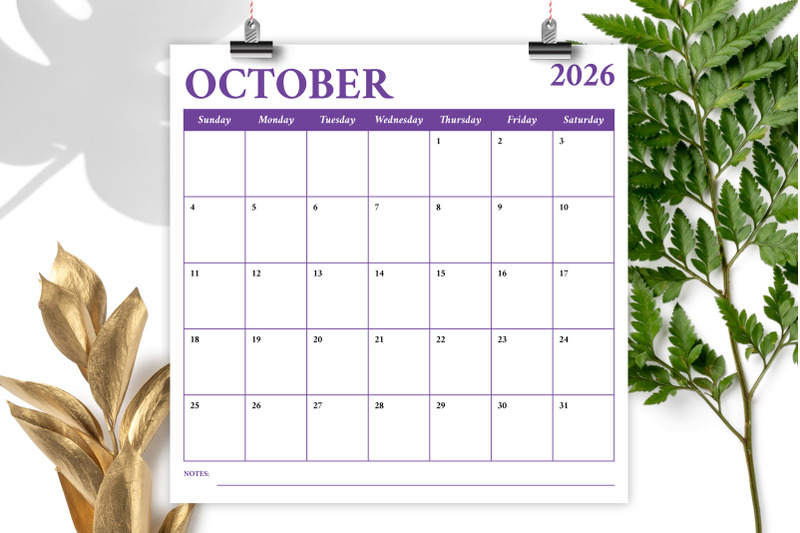 2026-square-color-calendar-template