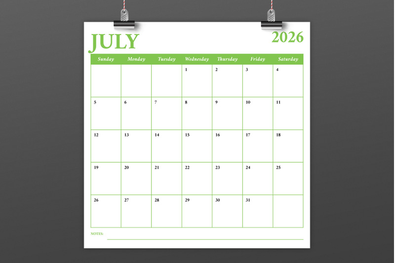 2026-square-color-calendar-template