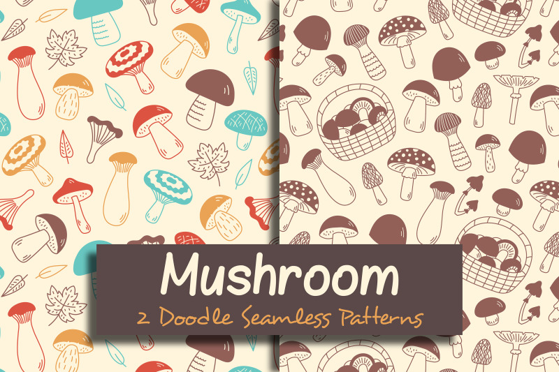 mushroom-doodle-seamless-patterns-eps-jpg-png