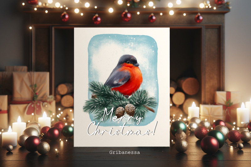 bullfinch-bird-winter-png-sublimation