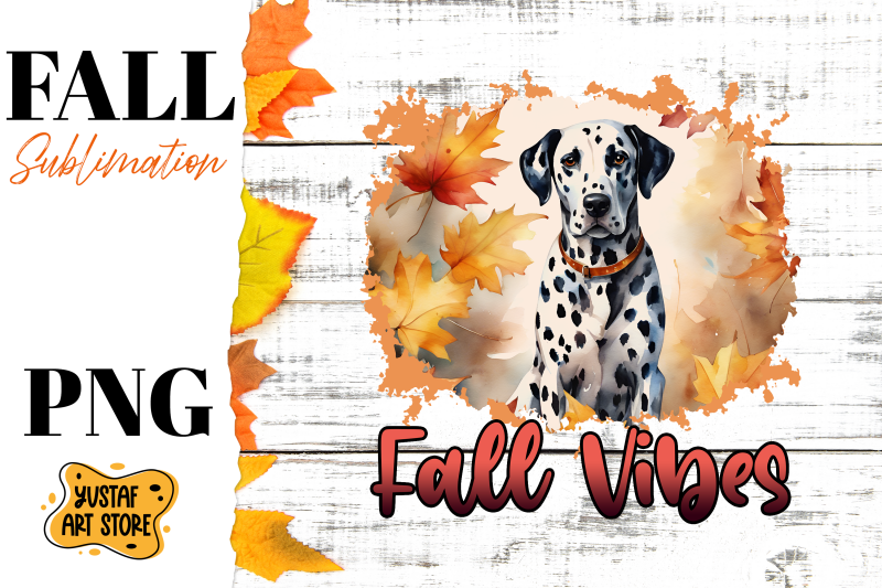 fall-sublimation-design-fall-dog-sublimation-dalmatian-png