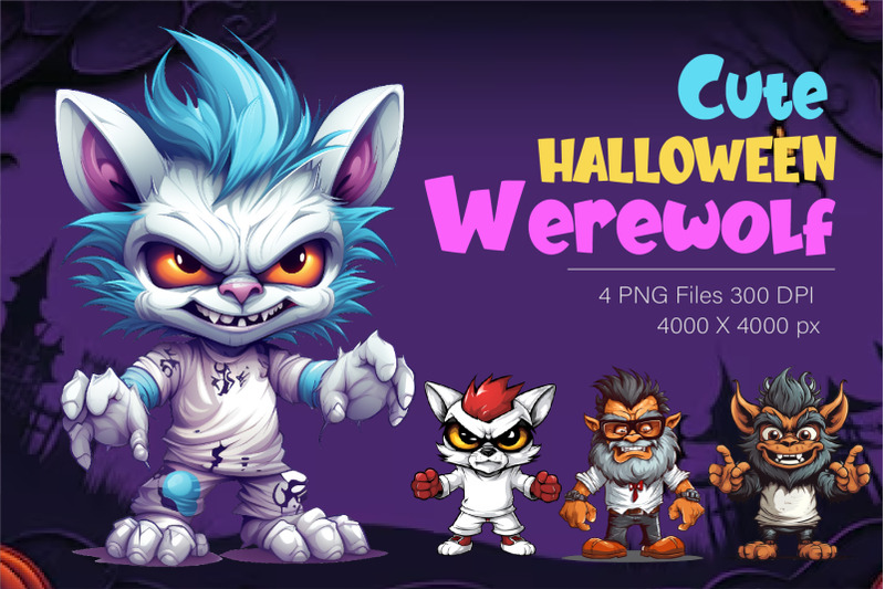 cute-halloween-werewolf-t-shirt-sticker