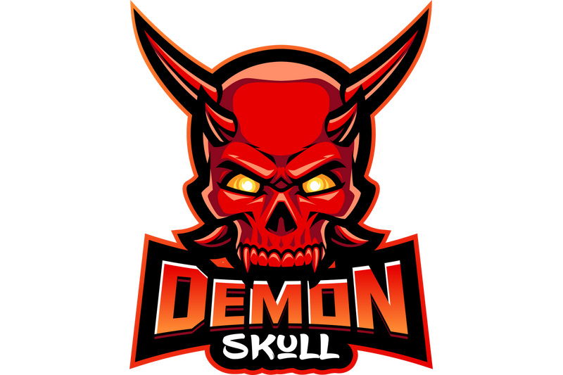 demon-skull-esport-mascot-logo-design