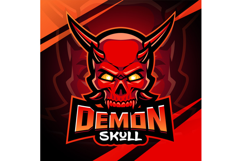 demon-skull-esport-mascot-logo-design