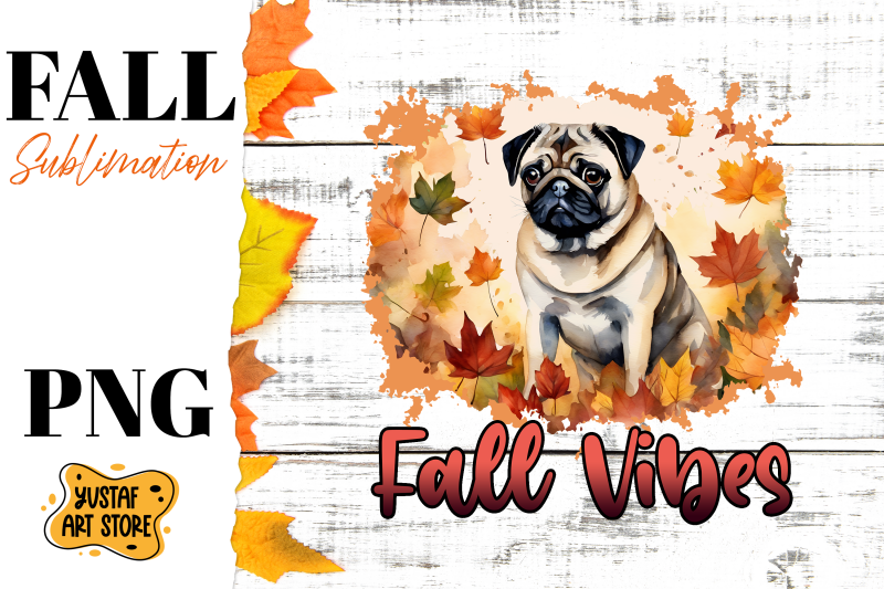 fall-sublimation-design-fall-dog-sublimation-cute-pug