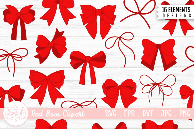 red-bow-clipart-bundle