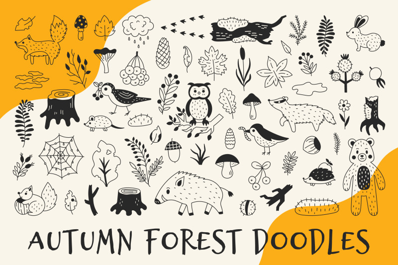 autumn-forest-doodles-fall-png-clipart