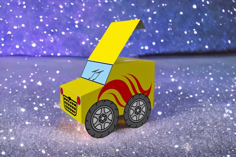 monster-truck-favor-3d-papercraft