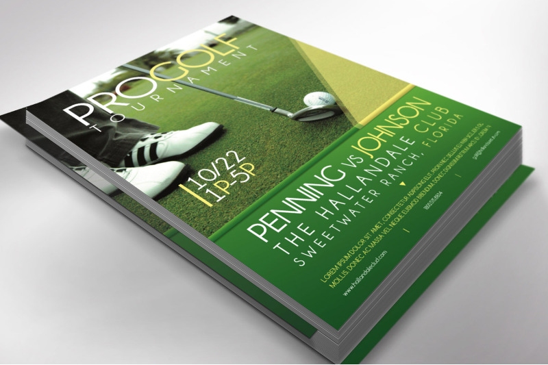 golf-tournament-flyer-template-sports-event-marketing-8-5x11-inches