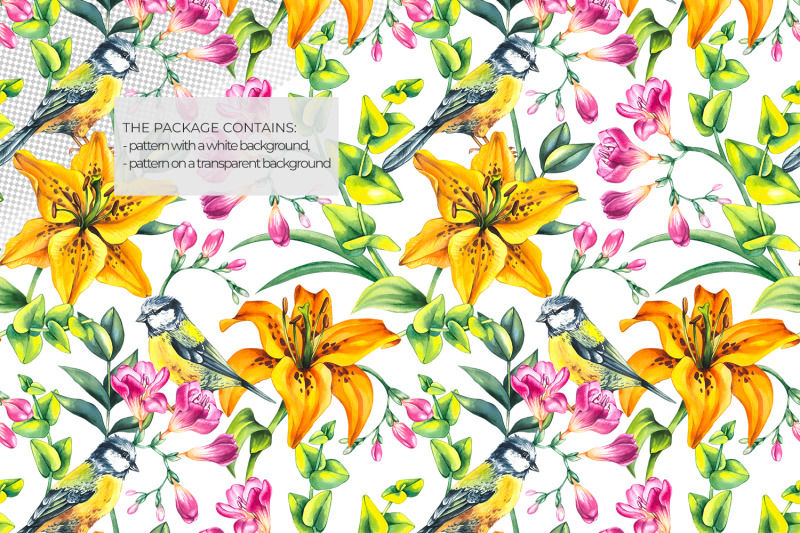 watercolor-pattern-with-birds