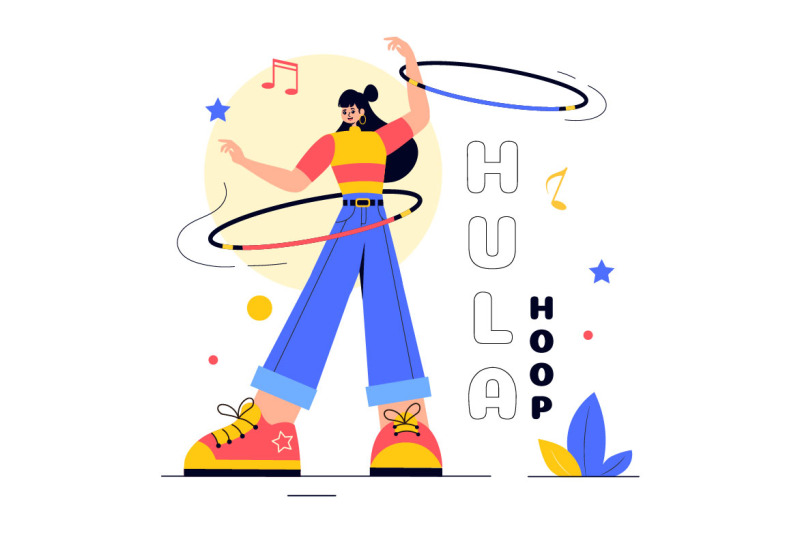 13-playing-hula-hoop-illustration