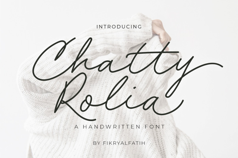 chatty-rolia-handwritten-script