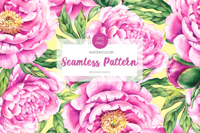 watercolor-peony-pattern