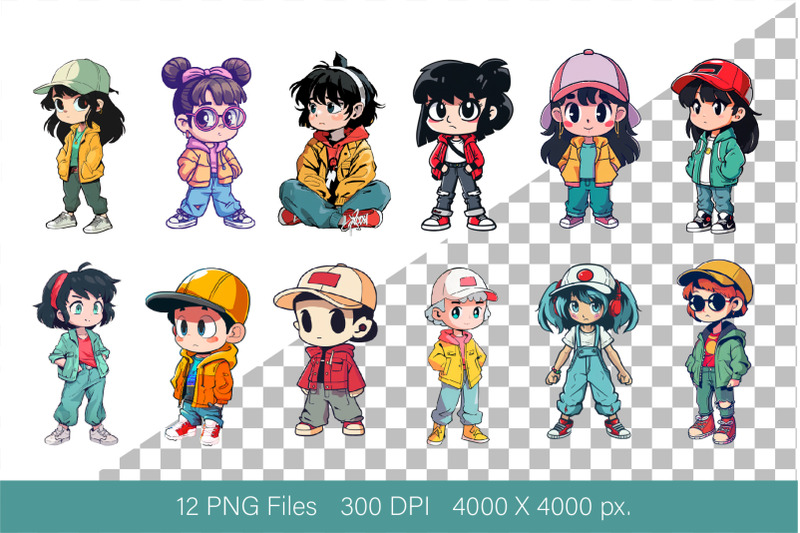 anime-characters-sticker