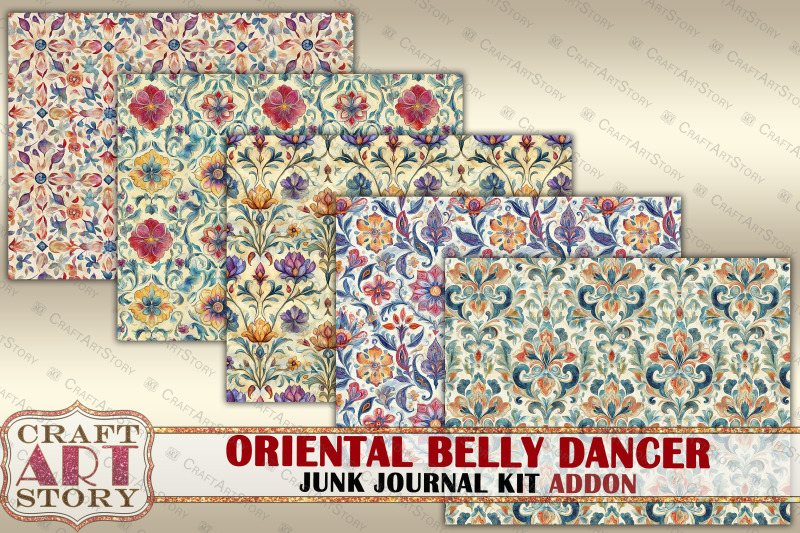 vintage-oriental-belly-dancer-junk-journal-kit-addon