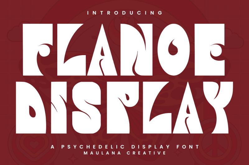 flanoe-psychedelic-font