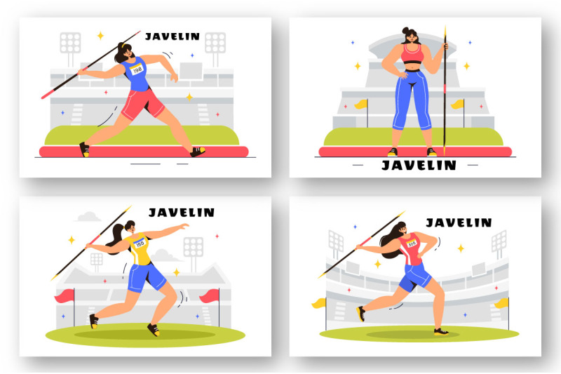 9-javelin-throw-sports-illustration