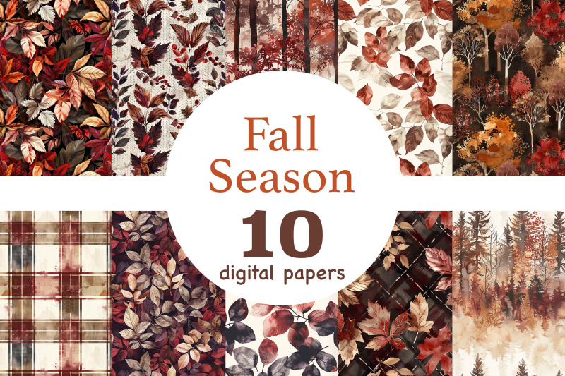 fall-season-digital-papers-autumn-pattern