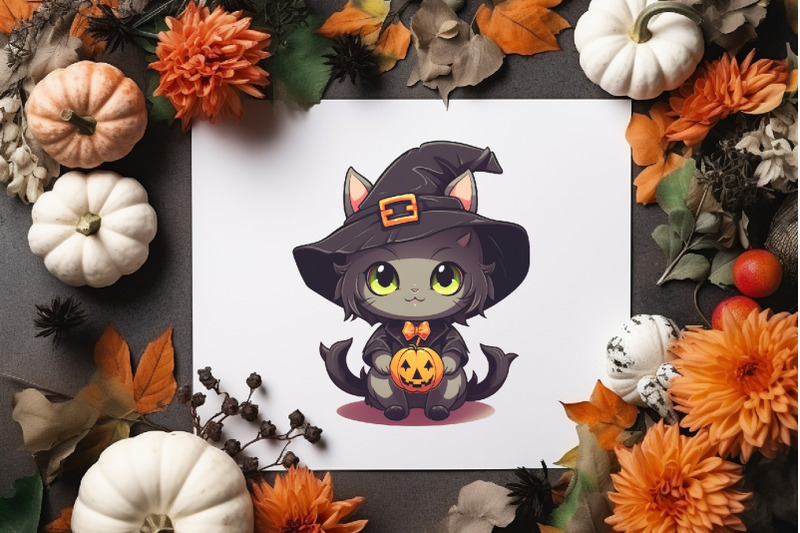 cute-halloween-kawaii-cats-sticker