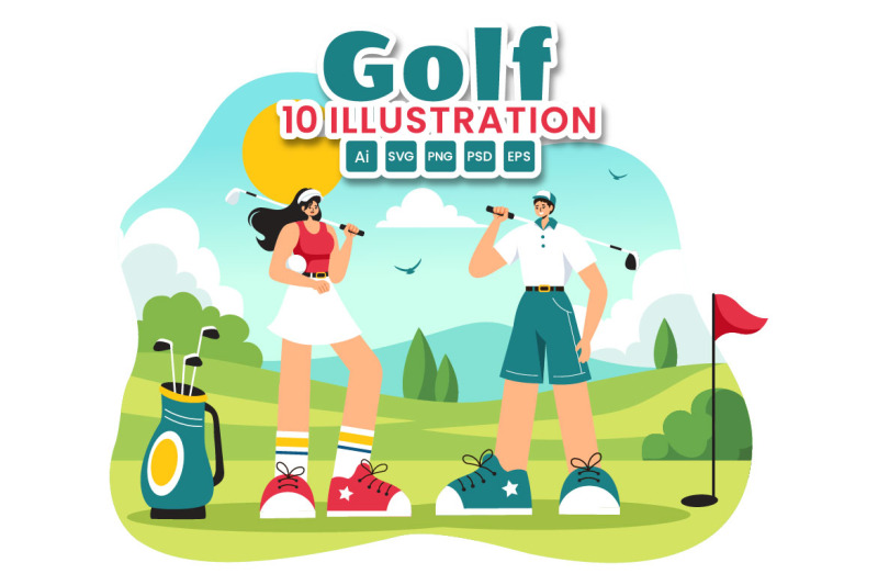 10-golf-sport-illustration