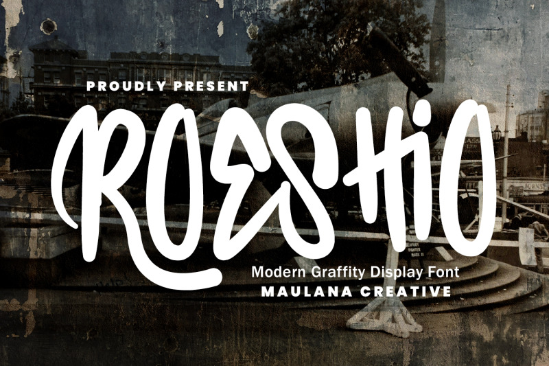 roeshio-graffiti-display-font